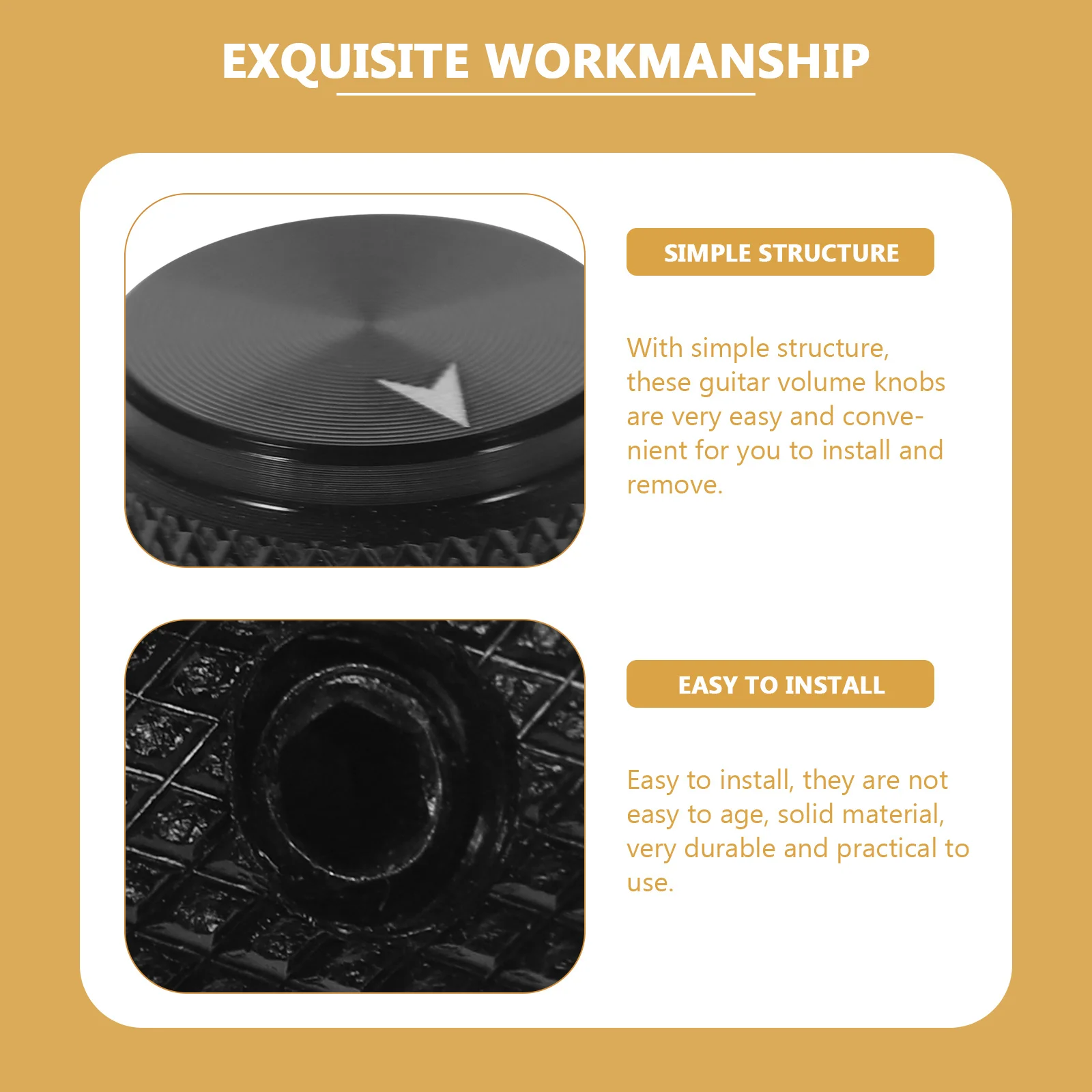 4pcs Aluminum Alloy Volume Knob For Guitar Bass Potentiometer Control Tone Speed Dome Replacement Instrument Accessories
4pcs Aluminum Alloy Volume Knob For Guitar Bass Potentiometer Control Tone Speed Dome Replacement Instrument Accessories