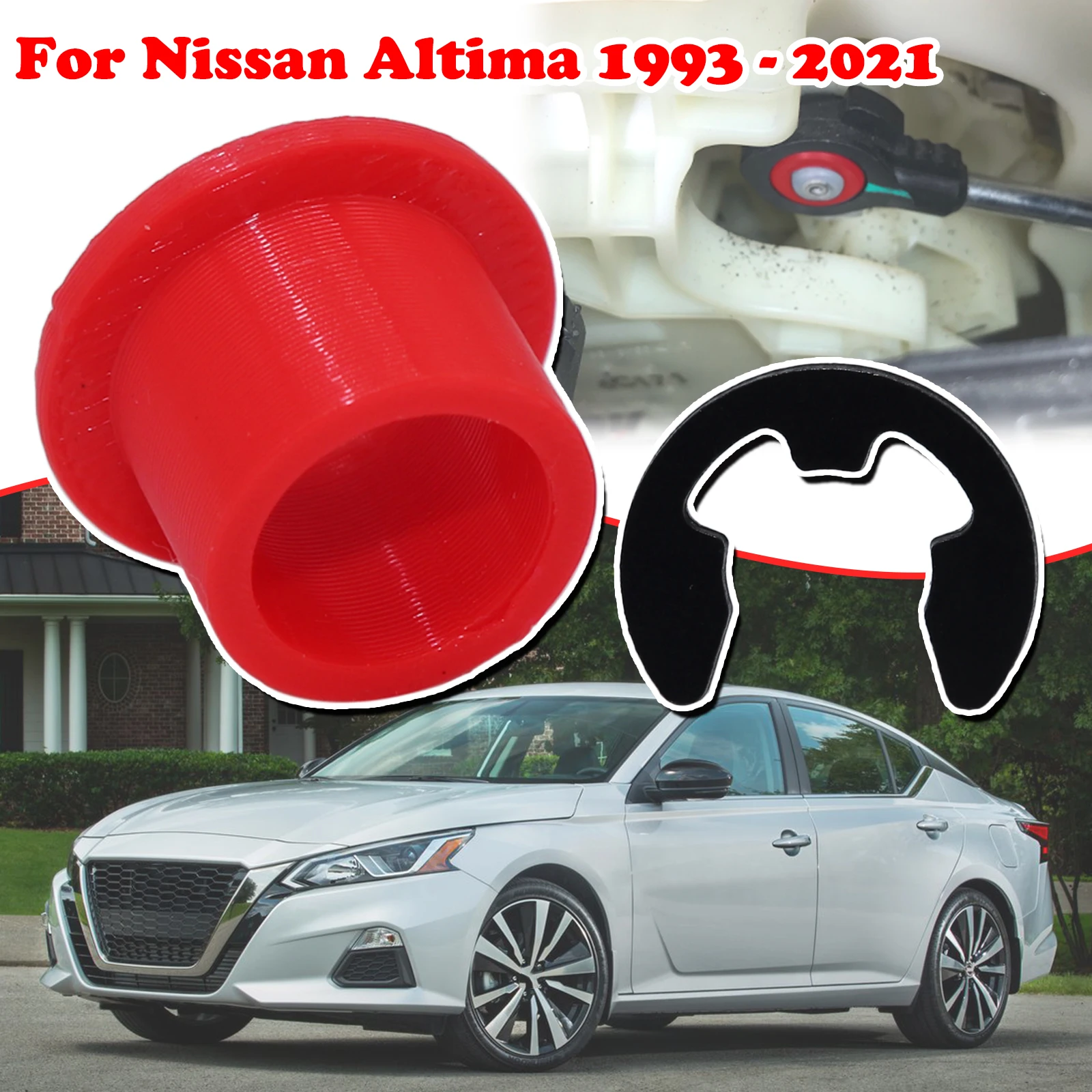 Upgrade Shifter Cable Bushing For Nissan Altima 1993 - 2021 Gear Linkage End Grommet with Lock Washer Replacement Repair Kit
Upgrade Shifter Cable Bushing For Nissan Altima 1993 - 2021 Gear Linkage End Grommet with Lock Washer Replacement Repair Kit