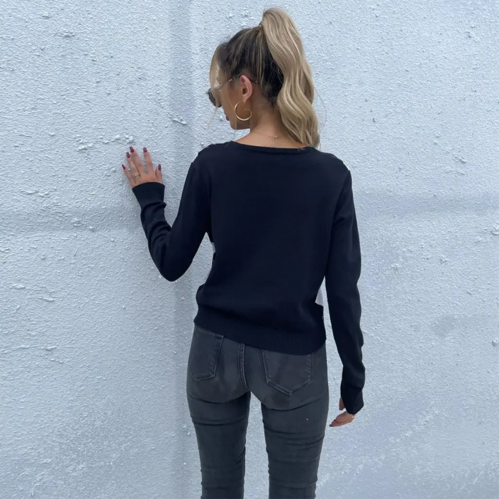 Women's Slim-fit Rhombus V-Neck Cardigan Knitted Sweater European American Style Autumn New Collection Retro Top
Women's Slim-fit Rhombus V-Neck Cardigan Knitted Sweater European American Style Autumn New Collection Retro Top