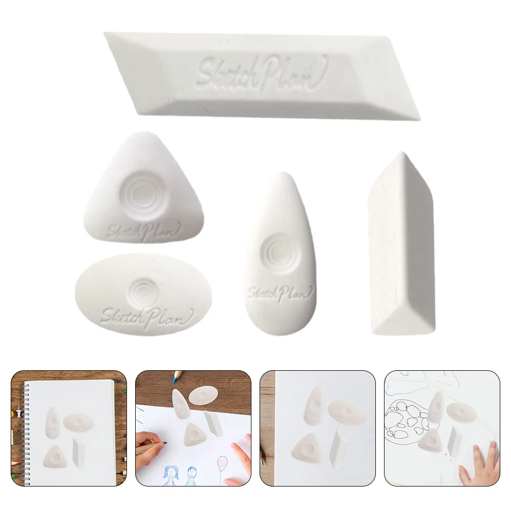 Creative Drawing Erasers White Rubber School Stationery Minimal Residue Sketching Pencil Set Drop Triangle Diamond Ellipse
Creative Drawing Erasers White Rubber School Stationery Minimal Residue Sketching Pencil Set Drop Triangle Diamond Ellipse
