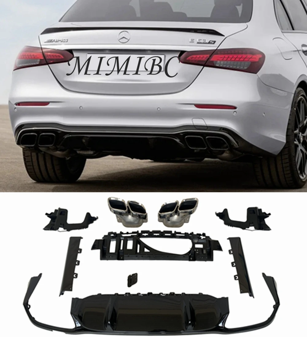Спортивный бампер для Benz E Class E63 E53 AMG 2016-2021, не стандартный, W213, глянцевый, черный, стандартный с наконечниками выхлопных газов
Спортивный бампер для Benz E Class E63 E53 AMG 2016-2021, не стандартный, W213, глянцевый, черный, стандартный с наконечниками выхлопных газов