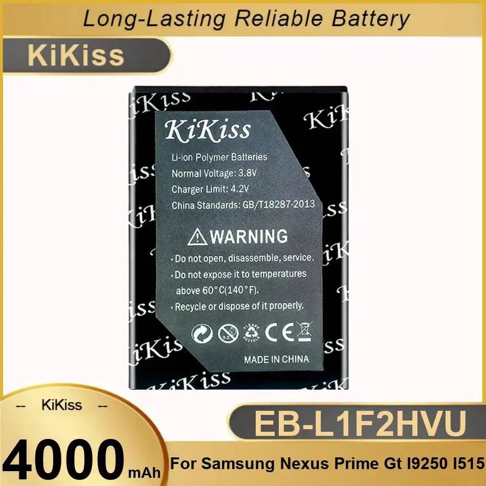 Mobile Phone Battery EB-L1F2HVU 4000Mah For Samsung Nexus Prime GT I9250 I515 
Mobile Phone Battery EB-L1F2HVU 4000Mah For Samsung Nexus Prime GT I9250 I515