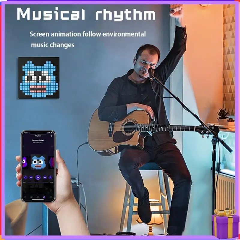 LED Pixel APP Cellphone Control Display 32X32 Programmable Night Light LED Screen For Gaming Decoration US Plug Easy To Use
LED Pixel APP Cellphone Control Display 32X32 Programmable Night Light LED Screen For Gaming Decoration US Plug Easy To Use