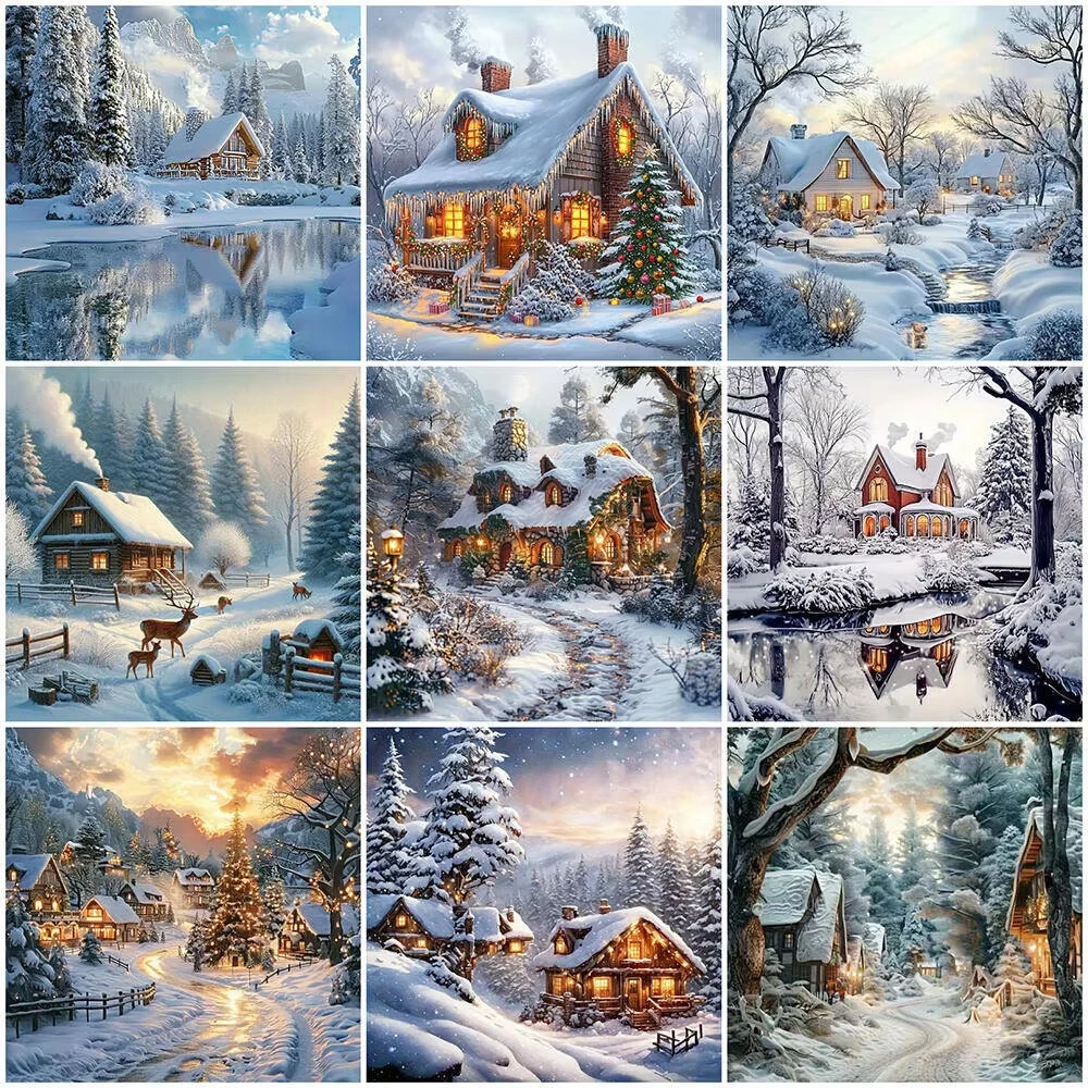 Winter Snow Scenery of Village Houses Jigsaw Puzzle 500/1024 Pieces DIY Assembly Home Art Decoration Gift
Winter Snow Scenery of Village Houses Jigsaw Puzzle 500/1024 Pieces DIY Assembly Home Art Decoration Gift