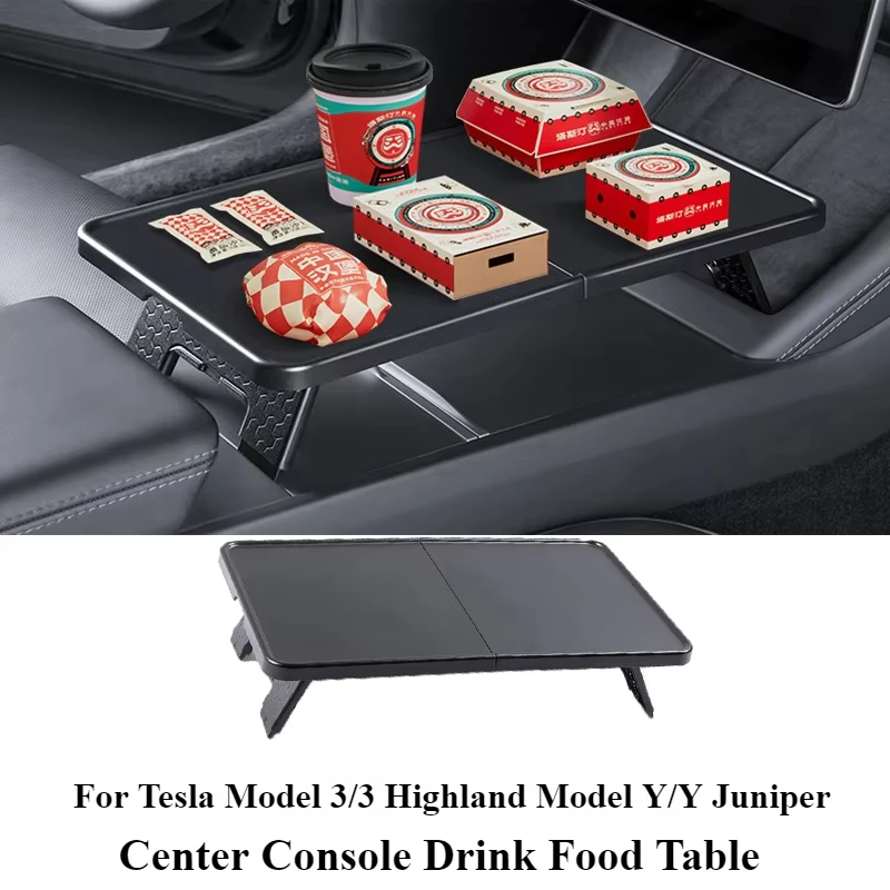 For Tesla Model 3/3 Highland Model Y/Y Juniper 2025 Center Console Table Tray Drink Food Table Desk Plate Board Holder Storage
For Tesla Model 3/3 Highland Model Y/Y Juniper 2025 Center Console Table Tray Drink Food Table Desk Plate Board Holder Storage