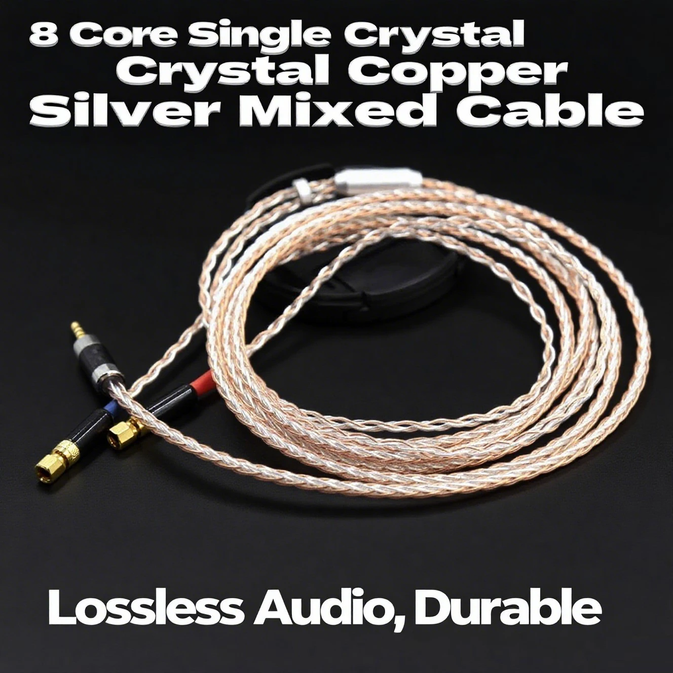 8Core Single Crystal Copper Silver Mixed Headphone Upgrade Cable for (Screw) Hifiman HE6 HE5 HE400 HE500 HE600 HE300 Cord
8Core Single Crystal Copper Silver Mixed Headphone Upgrade Cable for (Screw) Hifiman HE6 HE5 HE400 HE500 HE600 HE300 Cord