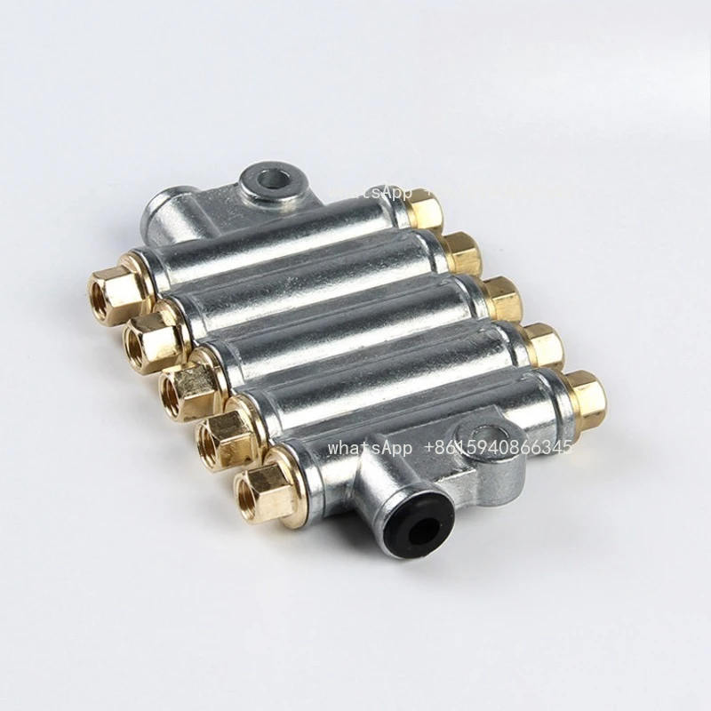 5-Port Dispenser/Lubrication Pump Accessories/Volumetric Dispenser Integrated Quantitative Oiler/Oil Drain
5-Port Dispenser/Lubrication Pump Accessories/Volumetric Dispenser Integrated Quantitative Oiler/Oil Drain