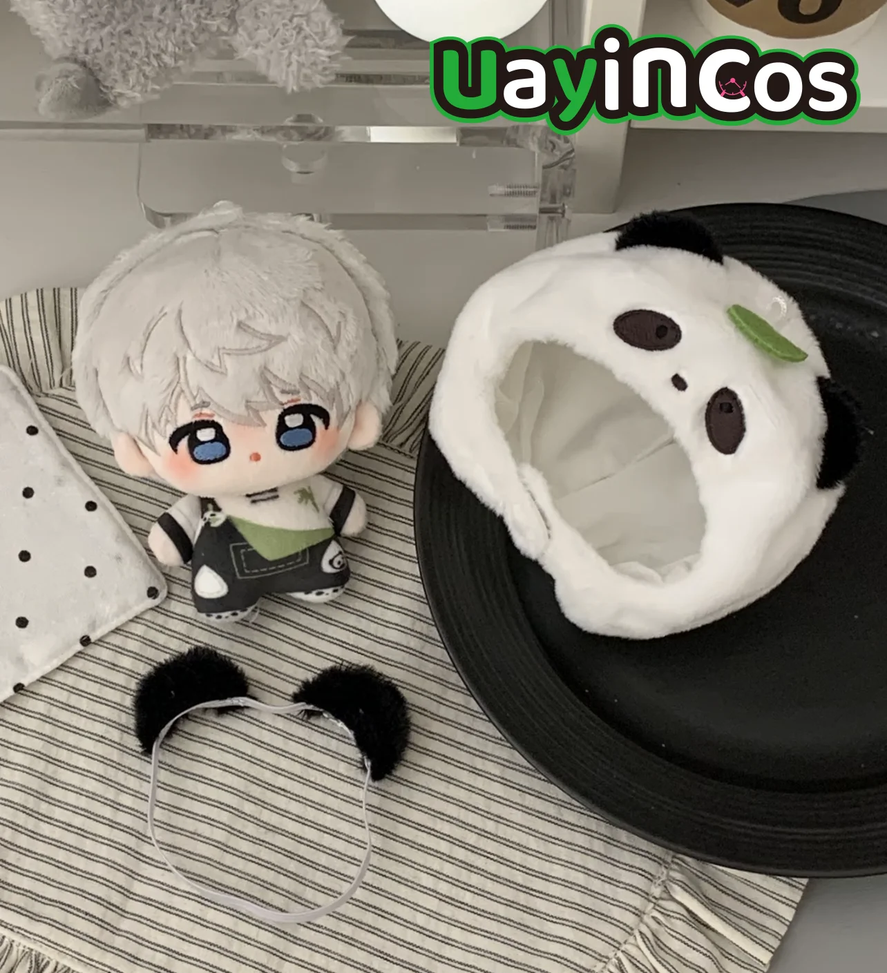 10cm Original Love and Deepspace Panda Headgear Ear Stuffed Plushies Doll Clothes Sylus Rafayel Caleb Zayne Anime Game Toy Ki
10cm Original Love and Deepspace Panda Headgear Ear Stuffed Plushies Doll Clothes Sylus Rafayel Caleb Zayne Anime Game Toy Ki