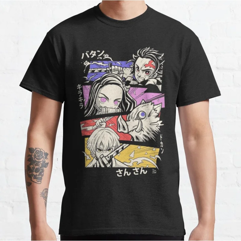 Cute Anime design Demon Slayer manga Graphic T Shirts 100% cotton large size Adult S-6XL
Cute Anime design Demon Slayer manga Graphic T Shirts 100% cotton large size Adult S-6XL