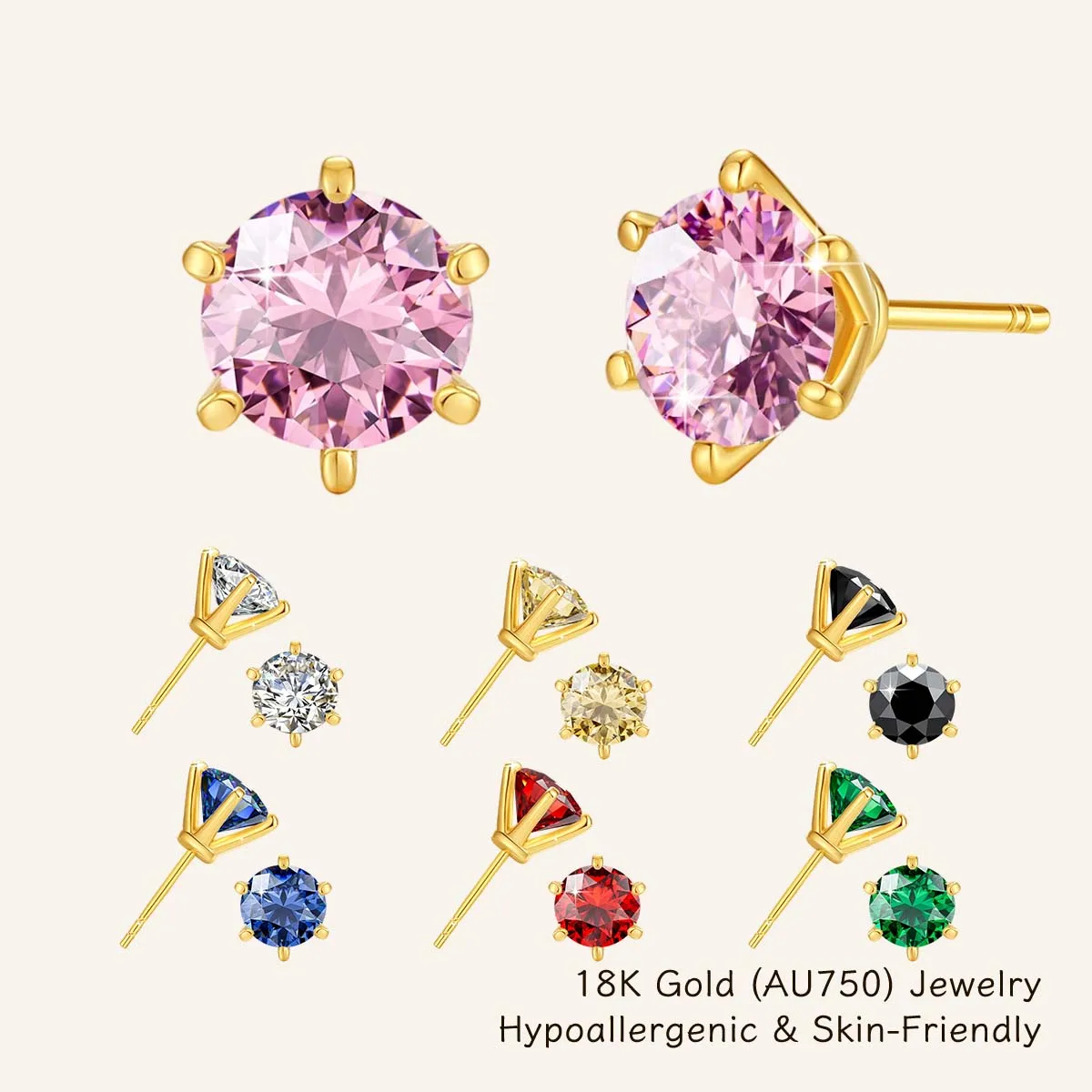 Сверкающие серьги-гвоздики из 18-каратного золота с шестью крапанами, с муассанитом 0.3-2 карата, круглая огранка, сертификат GRA, ювелирный подарок на День святого Валентина для девушек
Сверкающие серьги-гвоздики из 18-каратного золота с шестью крапанами, с муассанитом 0.3-2 карата, круглая огранка, сертификат GRA, ювелирный подарок на День святого Валентина для девушек