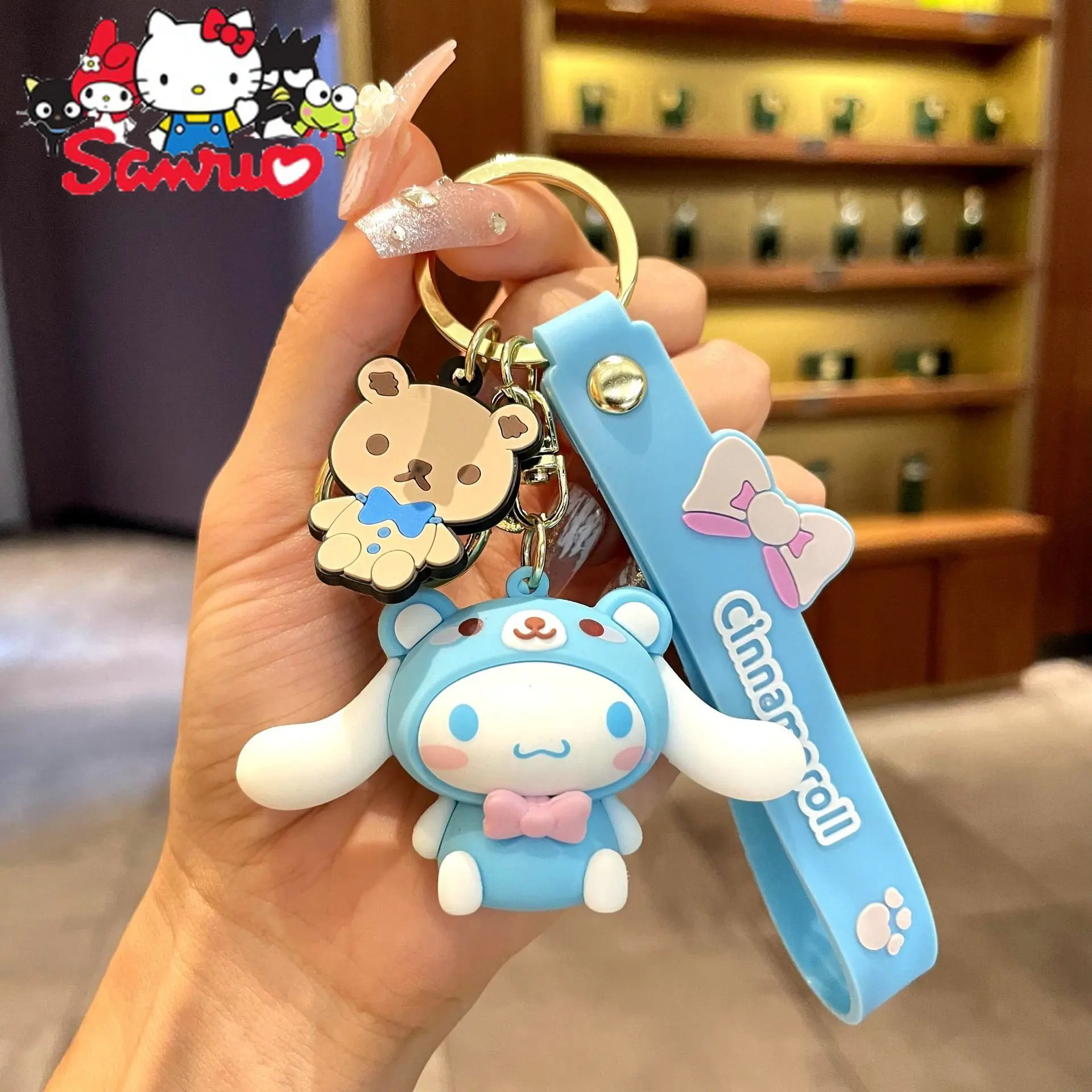 Creative MINISO Melody Kuromi Hello Kitty Cinnamoroll Keychain Pendant School Bag Charm Cartoon Fashion Backpack Jewelry Gifts
Creative MINISO Melody Kuromi Hello Kitty Cinnamoroll Keychain Pendant School Bag Charm Cartoon Fashion Backpack Jewelry Gifts