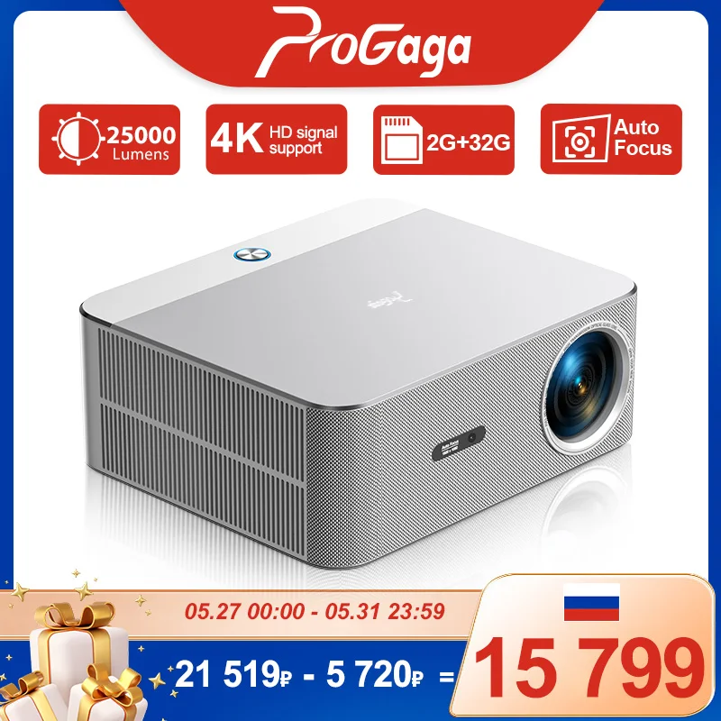 PROGAGA PG610W Native 1080P Projector 4K Android WiFi 2G 32G PG610 Proyector Home Theater Video Meeting Game Portable Projetor
PROGAGA PG610W Native 1080P Projector 4K Android WiFi 2G 32G PG610 Proyector Home Theater Video Meeting Game Portable Projetor