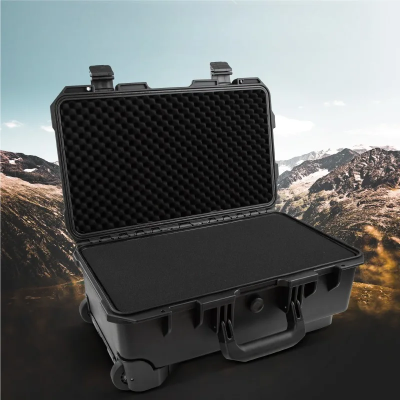 Portable Trolley Suitcase Precision Equipment Safety Protection Tool Storage Case Waterproof Moisture-proof Stable Tool Box