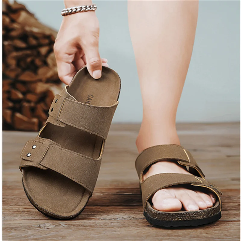 Men's Retro Cork Slippers, Men's Breathable Sandals, Leisure, Men's Summer Sliding Shoes
Men's Retro Cork Slippers, Men's Breathable Sandals, Leisure, Men's Summer Sliding Shoes