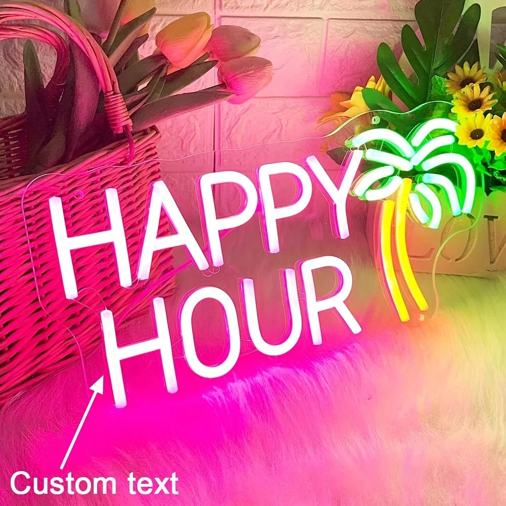 Custom Neon Signs Personalized Neon LED Signs USB Powered Multi Font Colors Available Birthday Party Wedding Bedroom Decor Light
Custom Neon Signs Personalized Neon LED Signs USB Powered Multi Font Colors Available Birthday Party Wedding Bedroom Decor Light