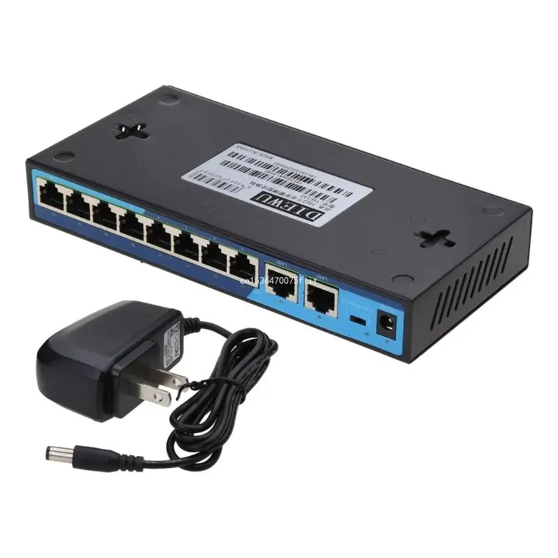 8 + 2 Ethernet-коммутатора, сеть 100/1000M для Wi-Fi-маршрутизатора, камеры/беспроводной точки доступа, Прямая поставка
8 + 2 Ethernet-коммутатора, сеть 100/1000M для Wi-Fi-маршрутизатора, камеры/беспроводной точки доступа, Прямая поставка