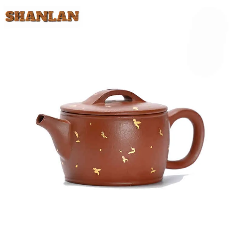 200ml Luxury Yixing Purple Clay Teapots Handmade Gold Drawing Large Caliber Pot Raw Ore Dahongpao Mud Kettle Zisha Tea Set Craft
200ml Luxury Yixing Purple Clay Teapots Handmade Gold Drawing Large Caliber Pot Raw Ore Dahongpao Mud Kettle Zisha Tea Set Craft