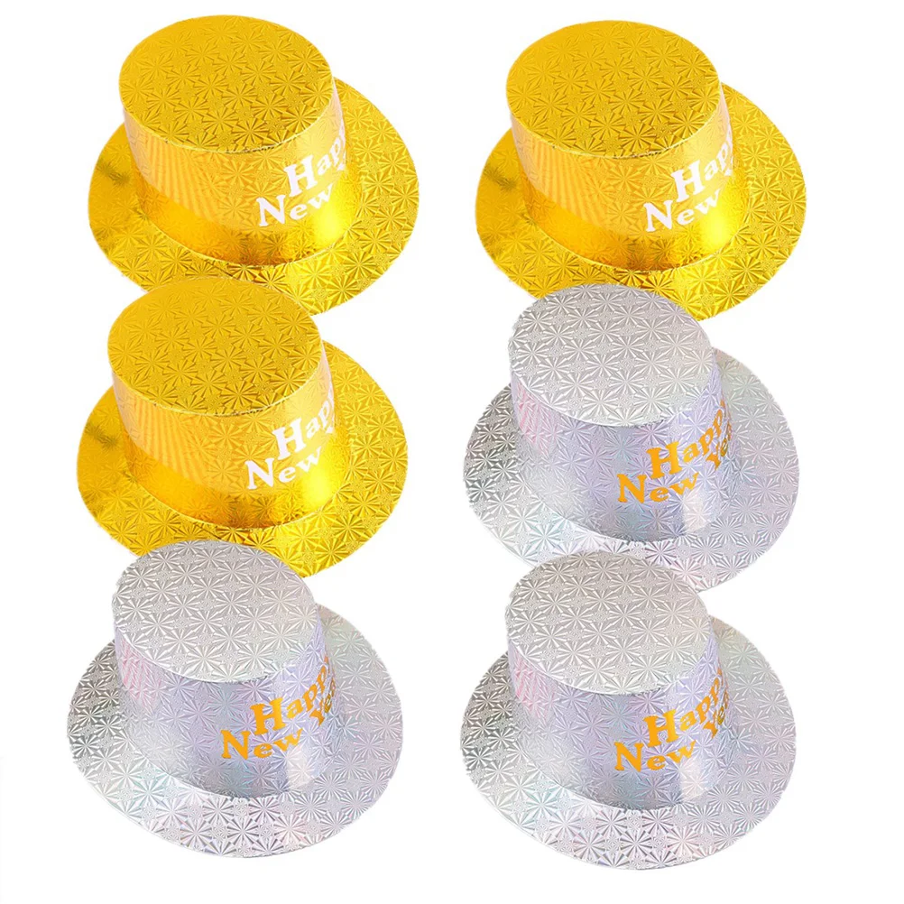 6PCS Paper Jazz Hats Lightweight Comfortable New Year Party Favors Eve Decorations Holiday Accessories Photo Props
6PCS Paper Jazz Hats Lightweight Comfortable New Year Party Favors Eve Decorations Holiday Accessories Photo Props
