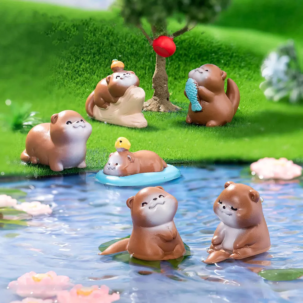 8Pcs Mini Otters Resin Decorations Small Miniature Animals Micro Landscape Bonsai Plant Table Decor Mini Animals
8Pcs Mini Otters Resin Decorations Small Miniature Animals Micro Landscape Bonsai Plant Table Decor Mini Animals