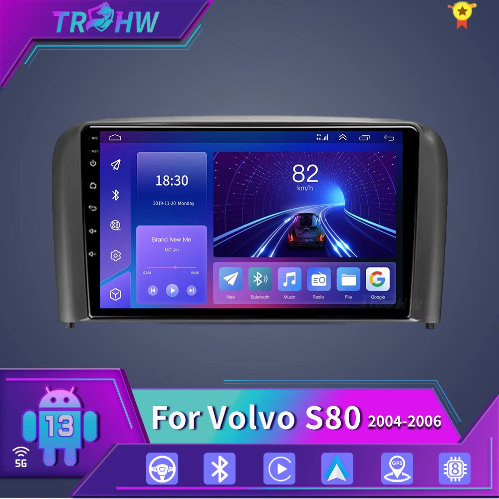 for Volvo S80 2004-2006 Car Multimedia 4G GPS 2din autoradio Wireless CarPlay Android Auto Radio
for Volvo S80 2004-2006 Car Multimedia 4G GPS 2din autoradio Wireless CarPlay Android Auto Radio