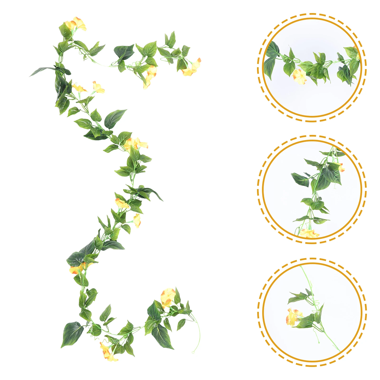 2Pcs ArtificialMorningGlory SilkHangingVine Flowers Garland Plants Fake Decor GreenHomeGarden WeddingParty Decorations
2Pcs ArtificialMorningGlory SilkHangingVine Flowers Garland Plants Fake Decor GreenHomeGarden WeddingParty Decorations