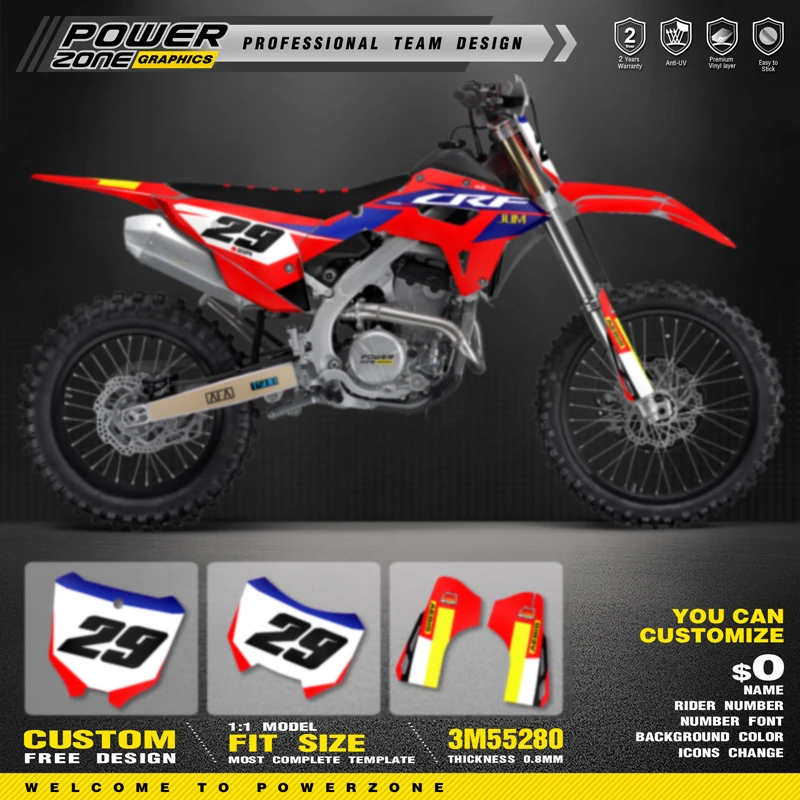 PowerZone Full Graphics Background Decals Stickers Kit For HONDA 2022 2023 2024 CRF250RX2021 2022 2023 2024 CRF450RX 001
PowerZone Full Graphics Background Decals Stickers Kit For HONDA 2022 2023 2024 CRF250RX2021 2022 2023 2024 CRF450RX 001