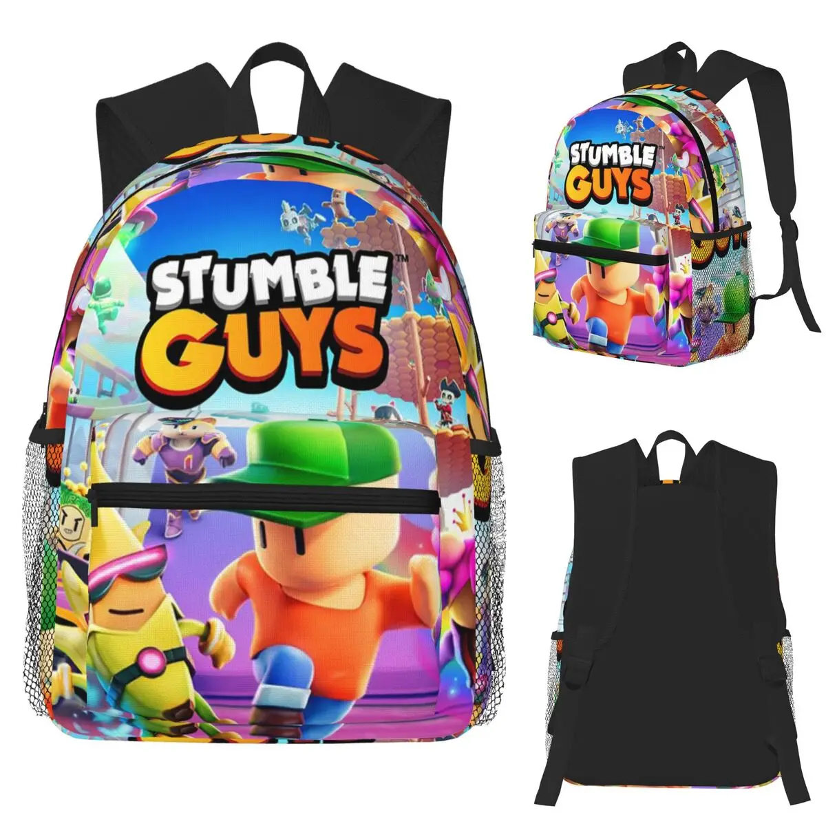 Студенческий рюкзак Stumble Guys, школьная сумка, походный дорожный рюкзак для мальчиков и девочек, модная сумка для книг, сумки на плечо
Студенческий рюкзак Stumble Guys, школьная сумка, походный дорожный рюкзак для мальчиков и девочек, модная сумка для книг, сумки на плечо
