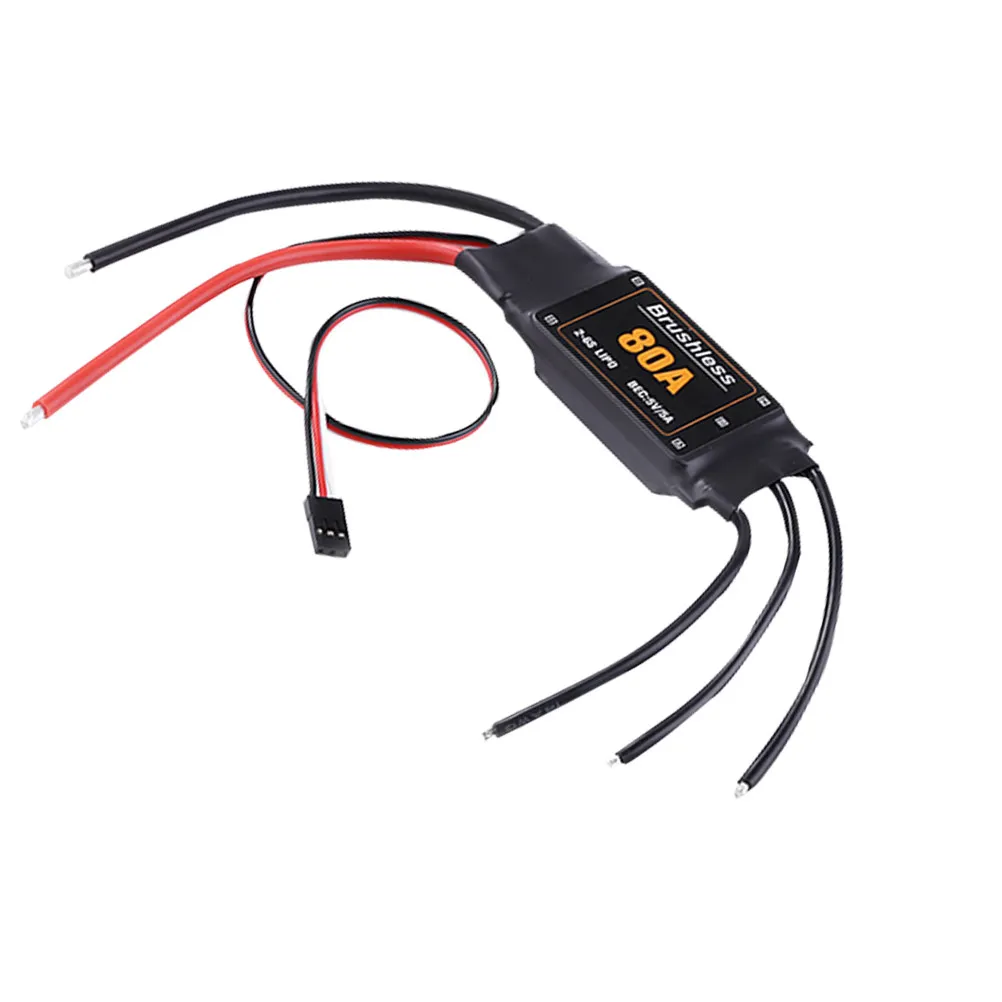 Бесщеточный регулятор скорости 80A, компактный высокочастотный привод с защитой от низкого напряжения для радиоуправляемых самолетов, кораблей, электродвигателей ESC
Бесщеточный регулятор скорости 80A, компактный высокочастотный привод с защитой от низкого напряжения для радиоуправляемых самолетов, кораблей, электродвигателей ESC