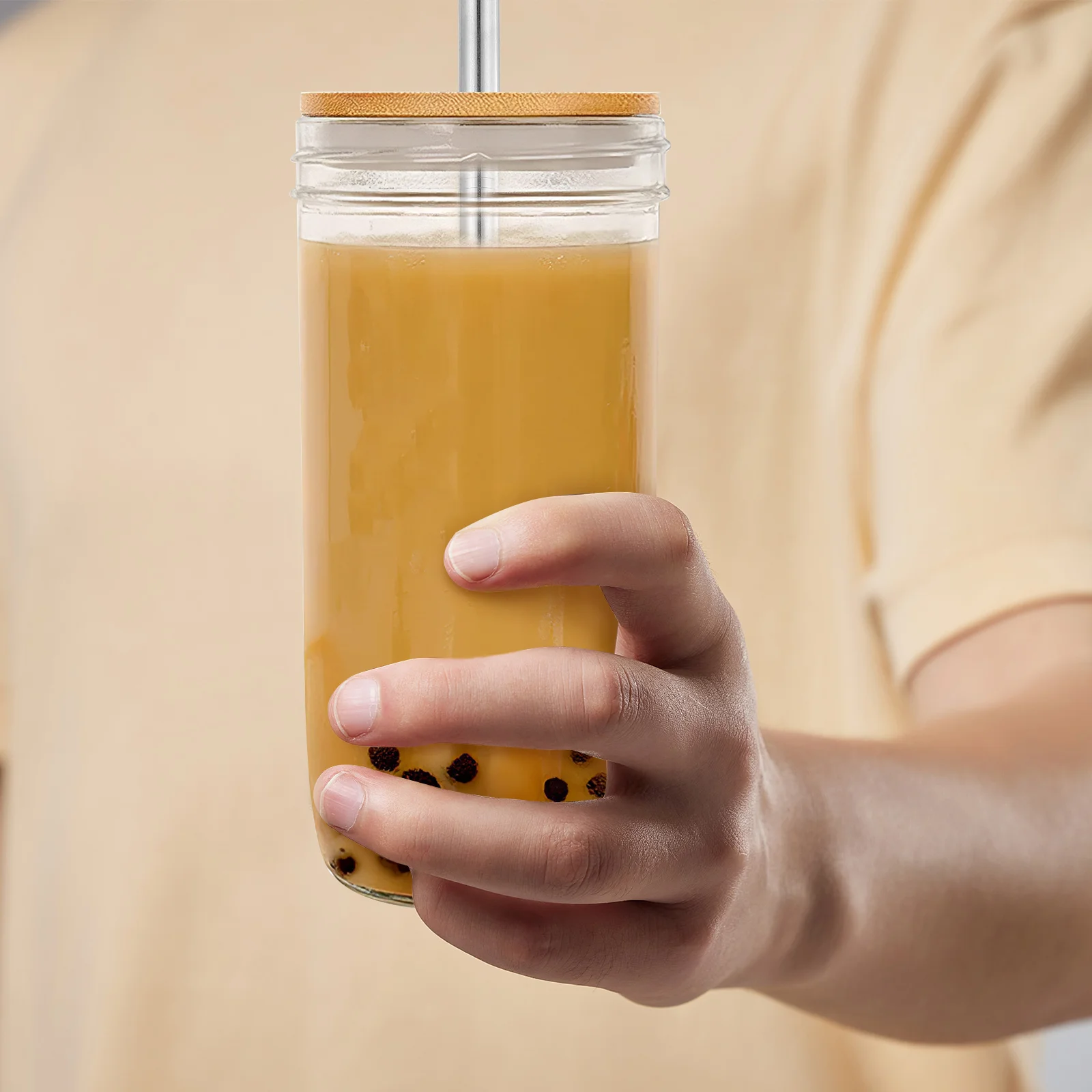 Beverage Cup Lid Bamboo Wood Cover for Mason Jar Container Leak Proof Sealed Straw Hole Summer Cold Drink Pudding Making
Beverage Cup Lid Bamboo Wood Cover for Mason Jar Container Leak Proof Sealed Straw Hole Summer Cold Drink Pudding Making