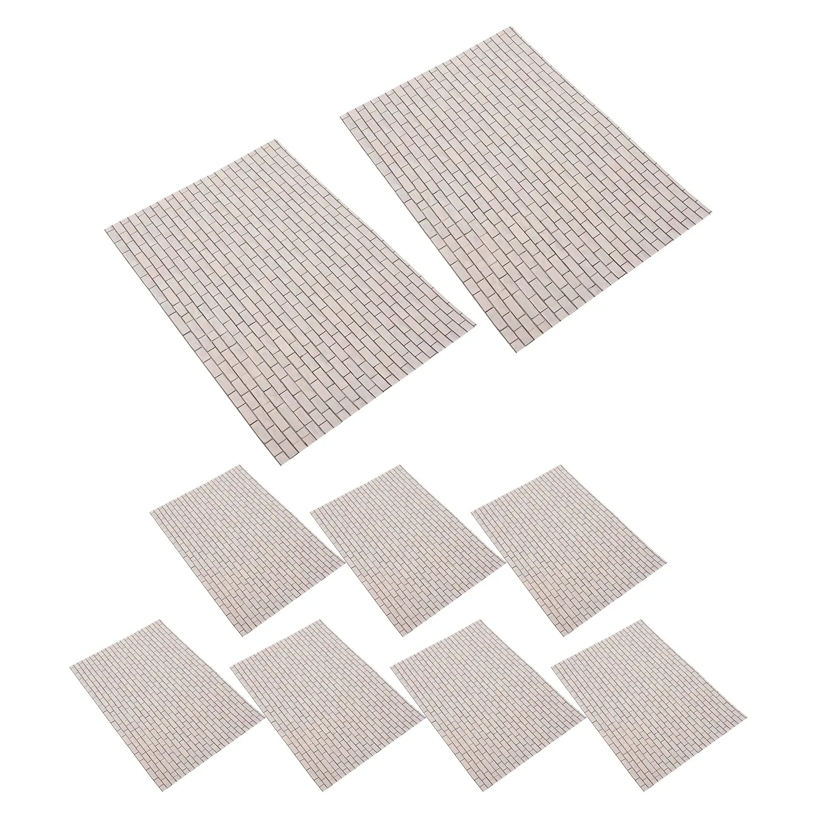 9Pcs Peel and Stick Dollhouse Wallpaper 1:12 Scale Self Adhesive Miniature Wall Panels for DIY Interior Decor Retro Modern
9Pcs Peel and Stick Dollhouse Wallpaper 1:12 Scale Self Adhesive Miniature Wall Panels for DIY Interior Decor Retro Modern