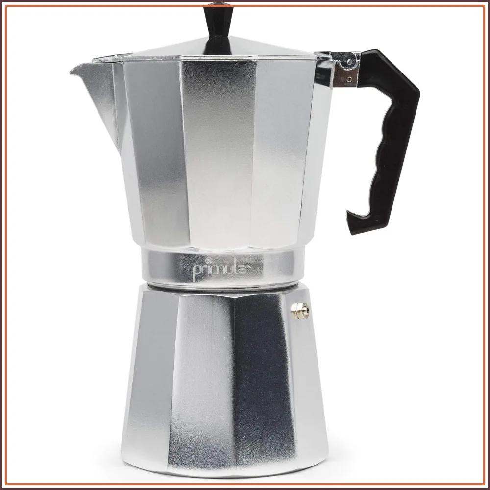 Stovetop Espresso Maker, Moka Pot for 12 Cups, Silver Aluminum, Italian & Cuban Coffee
Stovetop Espresso Maker, Moka Pot for 12 Cups, Silver Aluminum, Italian & Cuban Coffee
