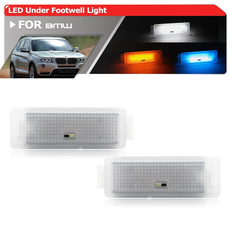 2x для BMW X3 F25 2011-2017 X4 F26 2014-2018 I3 2013-2022 Canbus Bimmer светодиодный светильник под приборной панелью, окружающий свет для ног
2x для BMW X3 F25 2011-2017 X4 F26 2014-2018 I3 2013-2022 Canbus Bimmer светодиодный светильник под приборной панелью, окружающий свет для ног