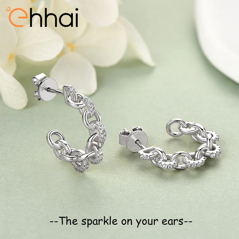 Ehhai круглые муассанитовые серьги-гвоздики с индивидуальным дизайном C-образной формы для женщин, ювелирные изделия из стерлингового серебра S925, подарки Aretes
Ehhai круглые муассанитовые серьги-гвоздики с индивидуальным дизайном C-образной формы для женщин, ювелирные изделия из стерлингового серебра S925, подарки Aretes