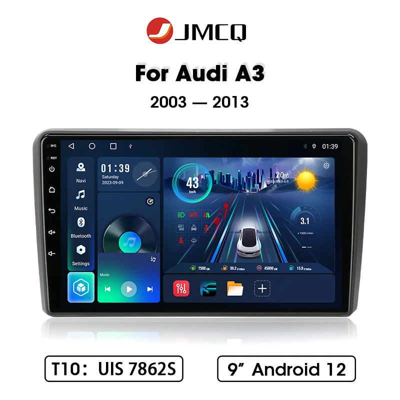 Автомобильное радио JMCQ 9 "Android 12 CarPlay, стерео для Audi A3 2003 - 2013 4G, Автомобильный мультимедийный GPS Авторадио DSP NAVI, дисплей, головное устройство
Автомобильное радио JMCQ 9 "Android 12 CarPlay, стерео для Audi A3 2003 - 2013 4G, Автомобильный мультимедийный GPS Авторадио DSP NAVI, дисплей, головное устройство