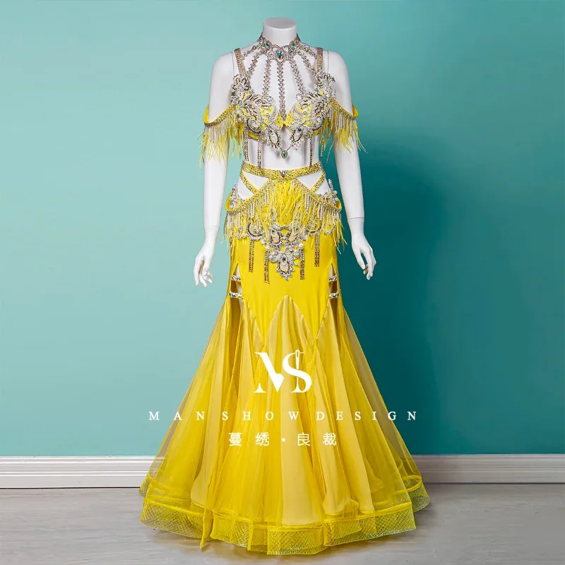 customized belly dance costume women's ostrich hair fairy style set Eastern dance princess style performance costume dancewear
customized belly dance costume women's ostrich hair fairy style set Eastern dance princess style performance costume dancewear