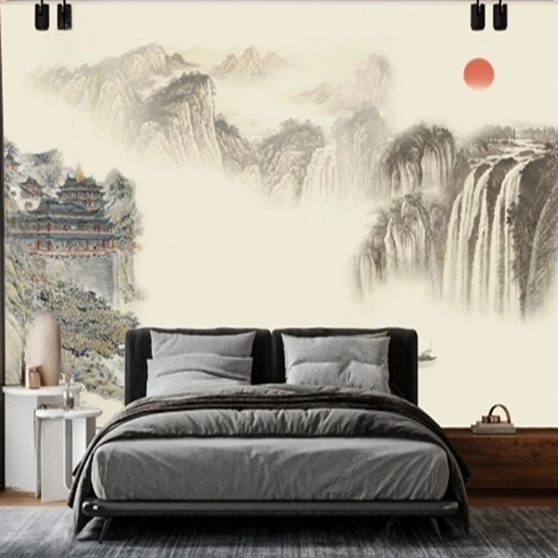 Custom Wallpaper Chinese Style Hand-Painted Landscape Mural Art Decorative Wall Painting Background for Living Room & Bedroom
Custom Wallpaper Chinese Style Hand-Painted Landscape Mural Art Decorative Wall Painting Background for Living Room & Bedroom