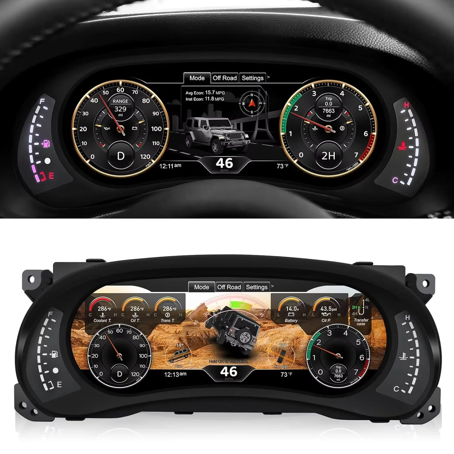 12.3'' ЖК-дисплей приборной панели 4+64 ГБ для Jeep Wrangler JK 2007-2017: цифровой спидометр, HD-экран, управление AI
12.3'' ЖК-дисплей приборной панели 4+64 ГБ для Jeep Wrangler JK 2007-2017: цифровой спидометр, HD-экран, управление AI