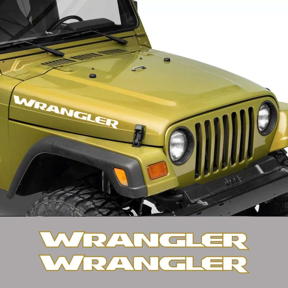 2Pcs Jeep WRANGLER Vinyl Car Hood Sticker Decal for Renegade Wrangler JK Sahara Unlimited Auto Exterior Modification Accessories
2Pcs Jeep WRANGLER Vinyl Car Hood Sticker Decal for Renegade Wrangler JK Sahara Unlimited Auto Exterior Modification Accessories