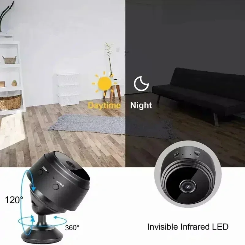 Mini Camera 1080P Smart HD Night Vision Home Remote View Video Monitoring Security Protection Surveillance Camera WiFi Wireless
Mini Camera 1080P Smart HD Night Vision Home Remote View Video Monitoring Security Protection Surveillance Camera WiFi Wireless
