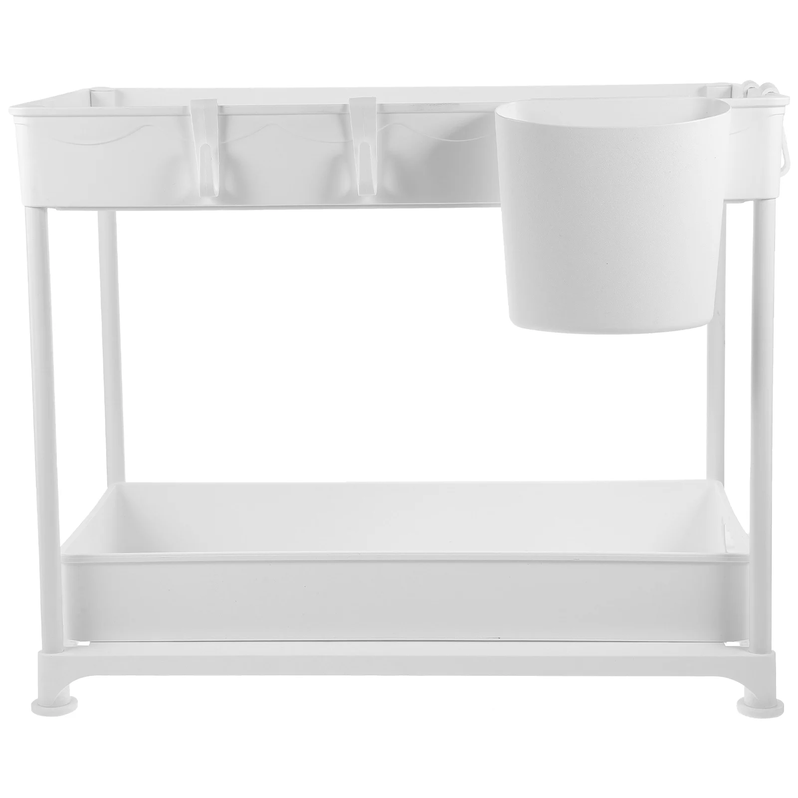 Pull Out Shelf Kitchen Cabinet Organizer White Storage Shelves Under Sink Telescoping Rack Expandable Bins Bathroom 
Pull Out Shelf Kitchen Cabinet Organizer White Storage Shelves Under Sink Telescoping Rack Expandable Bins Bathroom