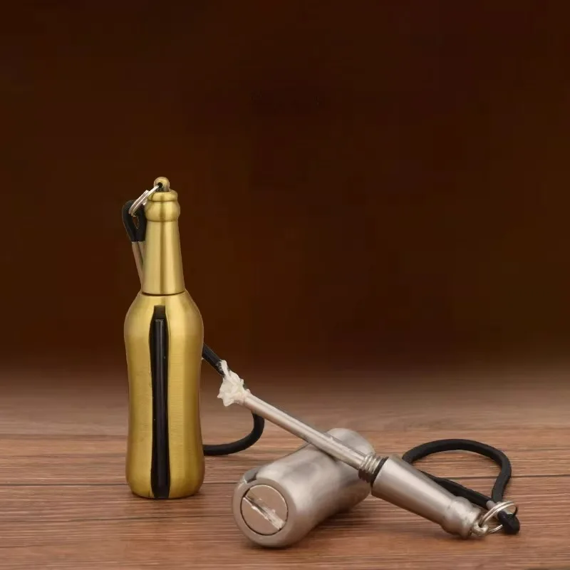 Portable 671 Creative Wine Bottle Model Waterproof 10000 Times Match Kerosen Lighter Gadgets for Men
Portable 671 Creative Wine Bottle Model Waterproof 10000 Times Match Kerosen Lighter Gadgets for Men