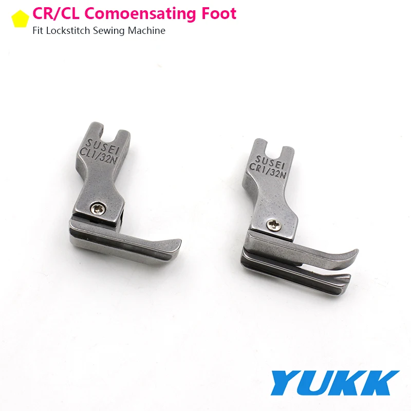 CR1/16N CR1/32N CL1/16N CL1/32N Fit Lockstitch Sewing Machine Right Left Compensating Presser Foot Made By Steel
CR1/16N CR1/32N CL1/16N CL1/32N Fit Lockstitch Sewing Machine Right Left Compensating Presser Foot Made By Steel