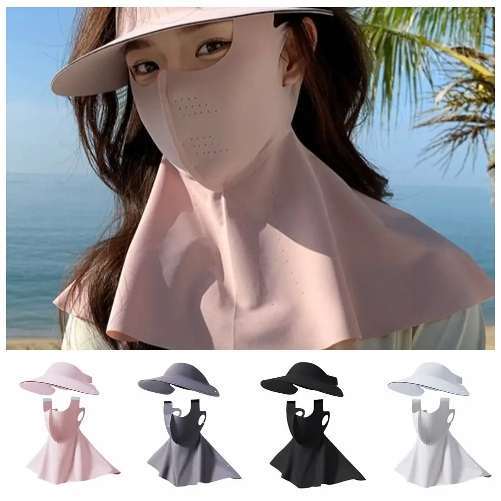 UV Protection Sunscreen Face Cover Solid Color Visor Hat Ice Silk Mask Wide Brimmed Hat Neck Scarf UV Protection Veil Hiking
UV Protection Sunscreen Face Cover Solid Color Visor Hat Ice Silk Mask Wide Brimmed Hat Neck Scarf UV Protection Veil Hiking