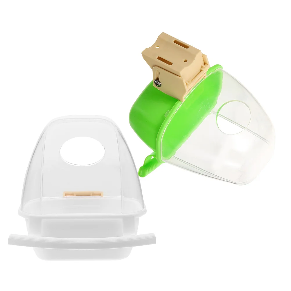 2 Pcs Parakeet Water Feeder Bird Food Cup Feeders for Outdoors Cage Bowls Cups Cages
2 Pcs Parakeet Water Feeder Bird Food Cup Feeders for Outdoors Cage Bowls Cups Cages
