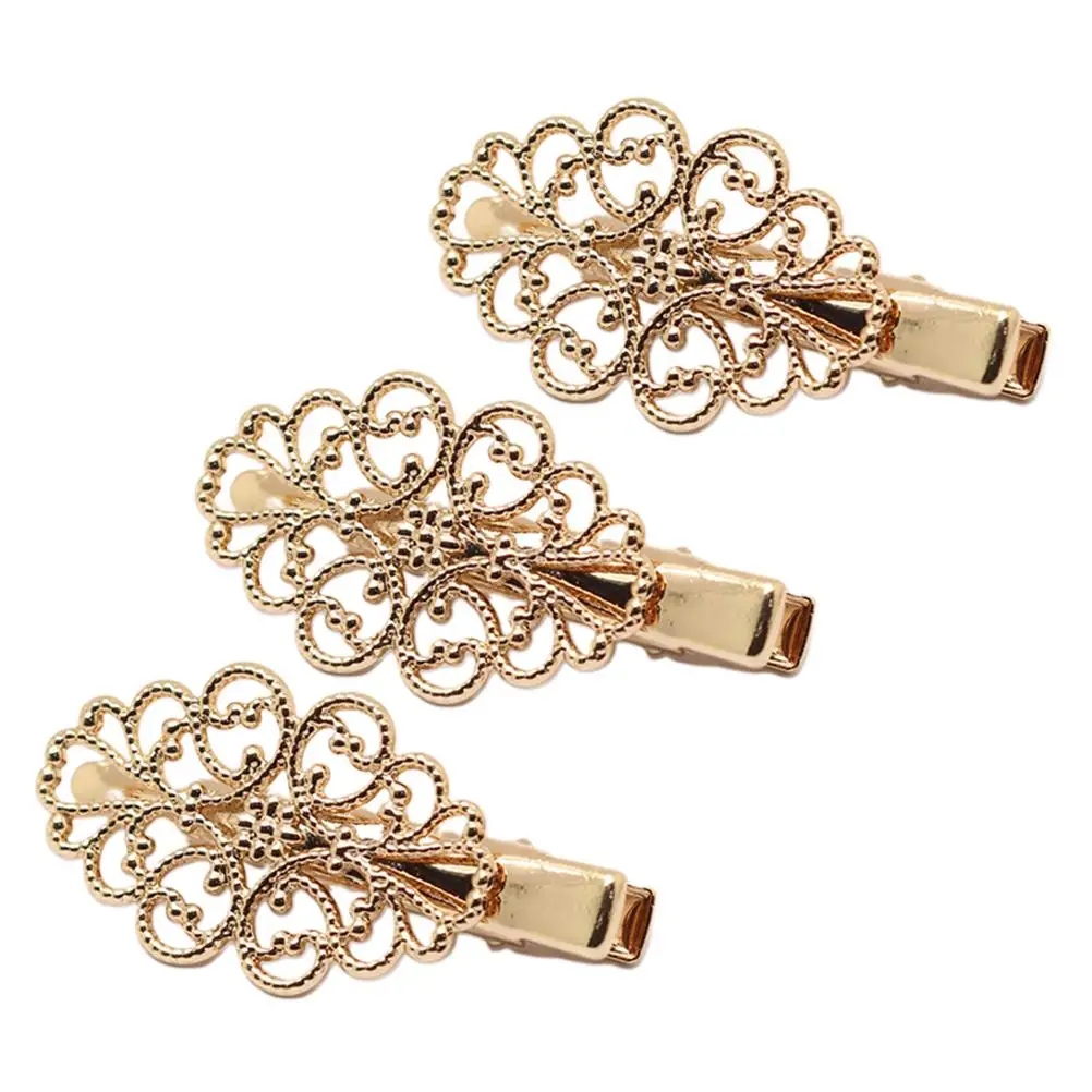 3 PCS Duckbill Clip Hair Women Pin Brass Retro Hairpin Hollow Clips Preserve Color
3 PCS Duckbill Clip Hair Women Pin Brass Retro Hairpin Hollow Clips Preserve Color