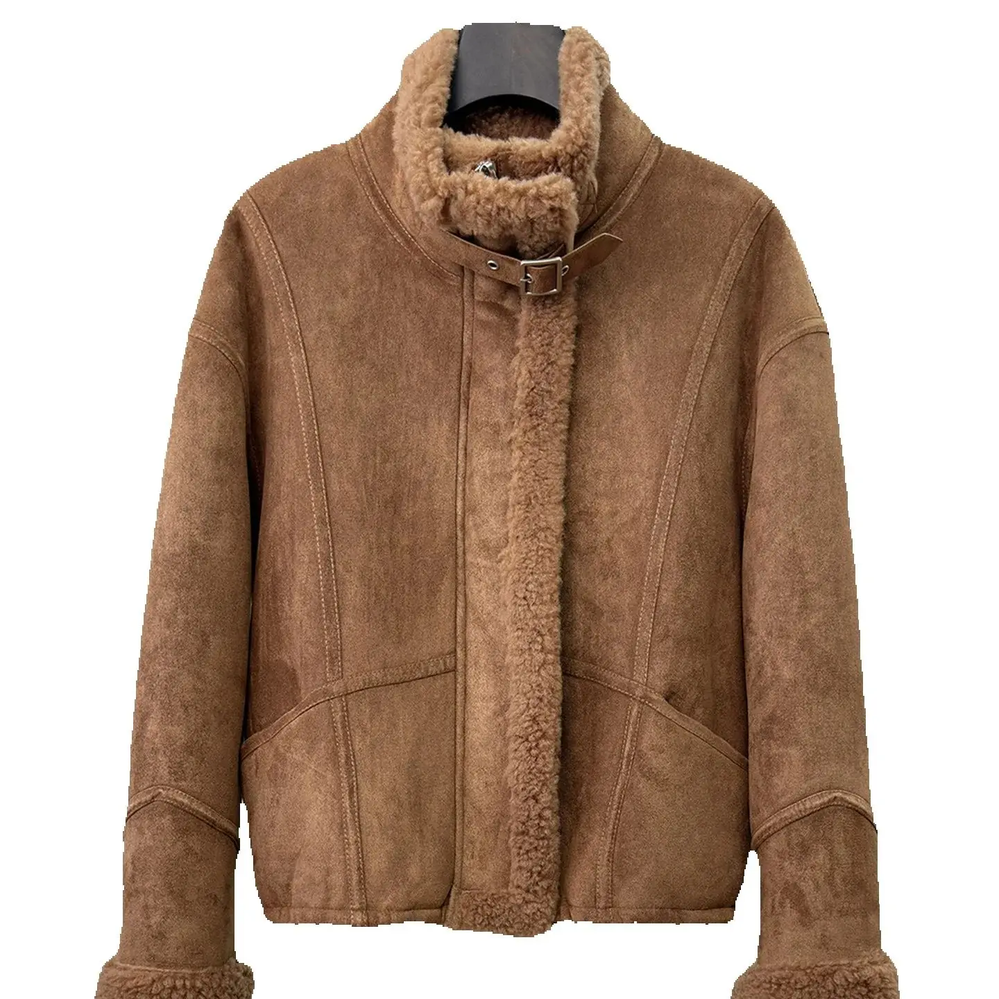 A new winter 2025 sheepskin and fur short coat, a fashionable and young women's sheepskin coat
A new winter 2025 sheepskin and fur short coat, a fashionable and young women's sheepskin coat