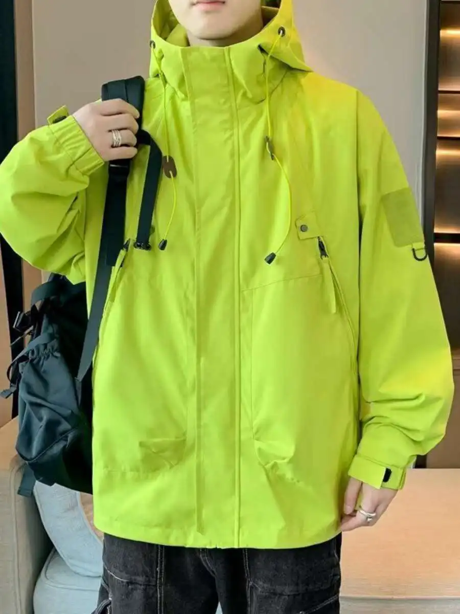 Новая уличная мужская куртка, свободная повседневная ветрозащитная водонепроницаемая весенне-осенняя молодежная ткань из смеси полиэстера, тонкая свеча, другая
Новая уличная мужская куртка, свободная повседневная ветрозащитная водонепроницаемая весенне-осенняя молодежная ткань из смеси полиэстера, тонкая свеча, другая