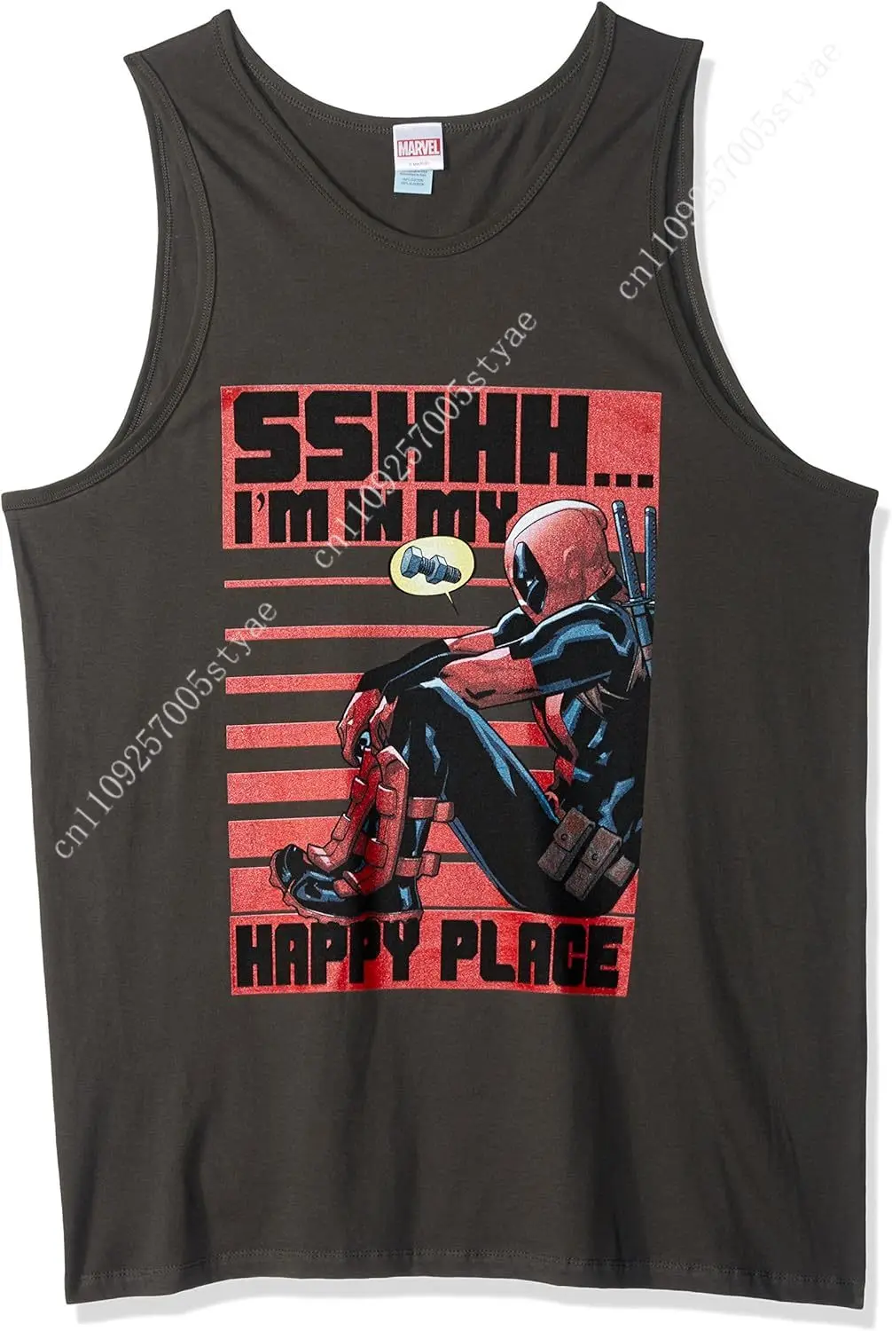 Marvel Men's Official Marvel Happy Deadpool Men's Tank Top
Marvel Men's Official Marvel Happy Deadpool Men's Tank Top