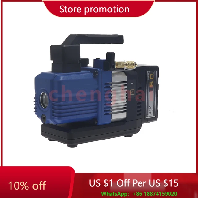 VRP-2DLi Lithium Battery Vacuum Pump 110V-240V Silent Small Charging Dual Stage 1L DC Brushless Mini Vacuum Pump
VRP-2DLi Lithium Battery Vacuum Pump 110V-240V Silent Small Charging Dual Stage 1L DC Brushless Mini Vacuum Pump