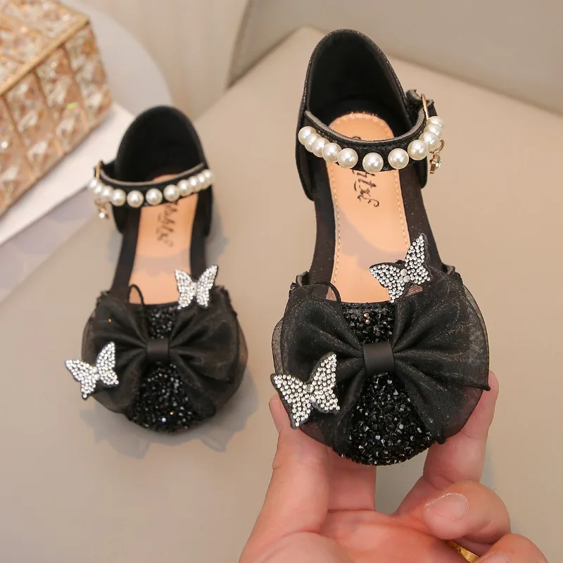 Kids Princess Closed Toe Sandals Bow Colorful Diamond Pearl Big Kid School Non Slip Soft Sole Lightweight Comfort Leather Shoes
Kids Princess Closed Toe Sandals Bow Colorful Diamond Pearl Big Kid School Non Slip Soft Sole Lightweight Comfort Leather Shoes